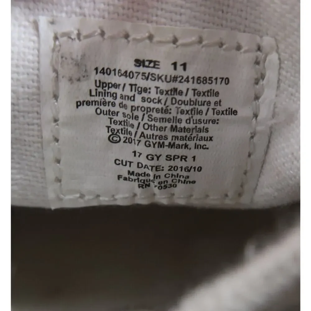 Gymboree Shoes Kids 11 Boat Sneaker Casual Lifestyle Active Fabric Blue Toddler